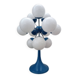 Sputnik lamp space age 12 globes 1970s