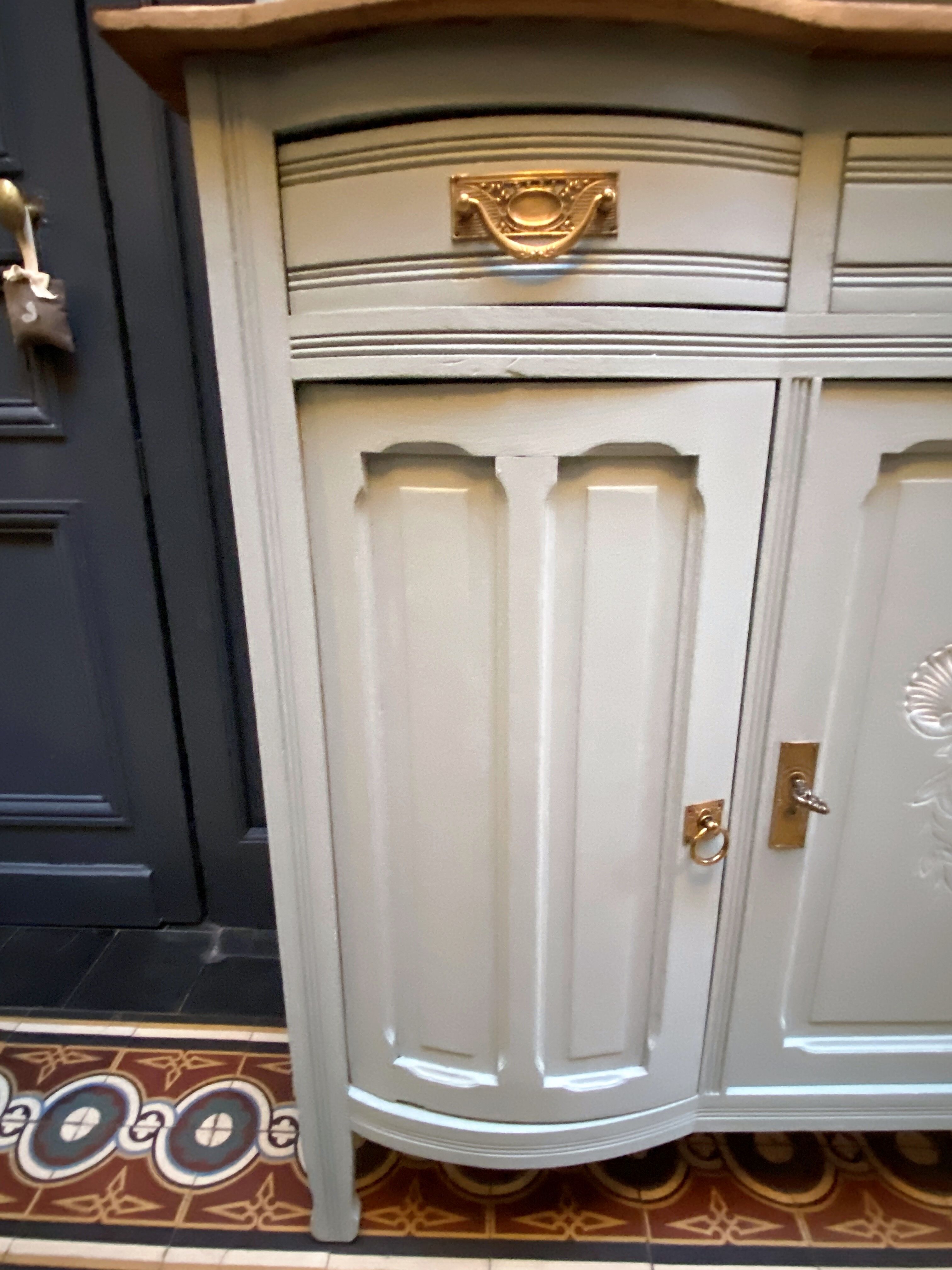 Two-body buffet cupboard