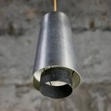Trio of Raak steel pendant lights, 1960s