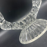 Vintage glass candle holder