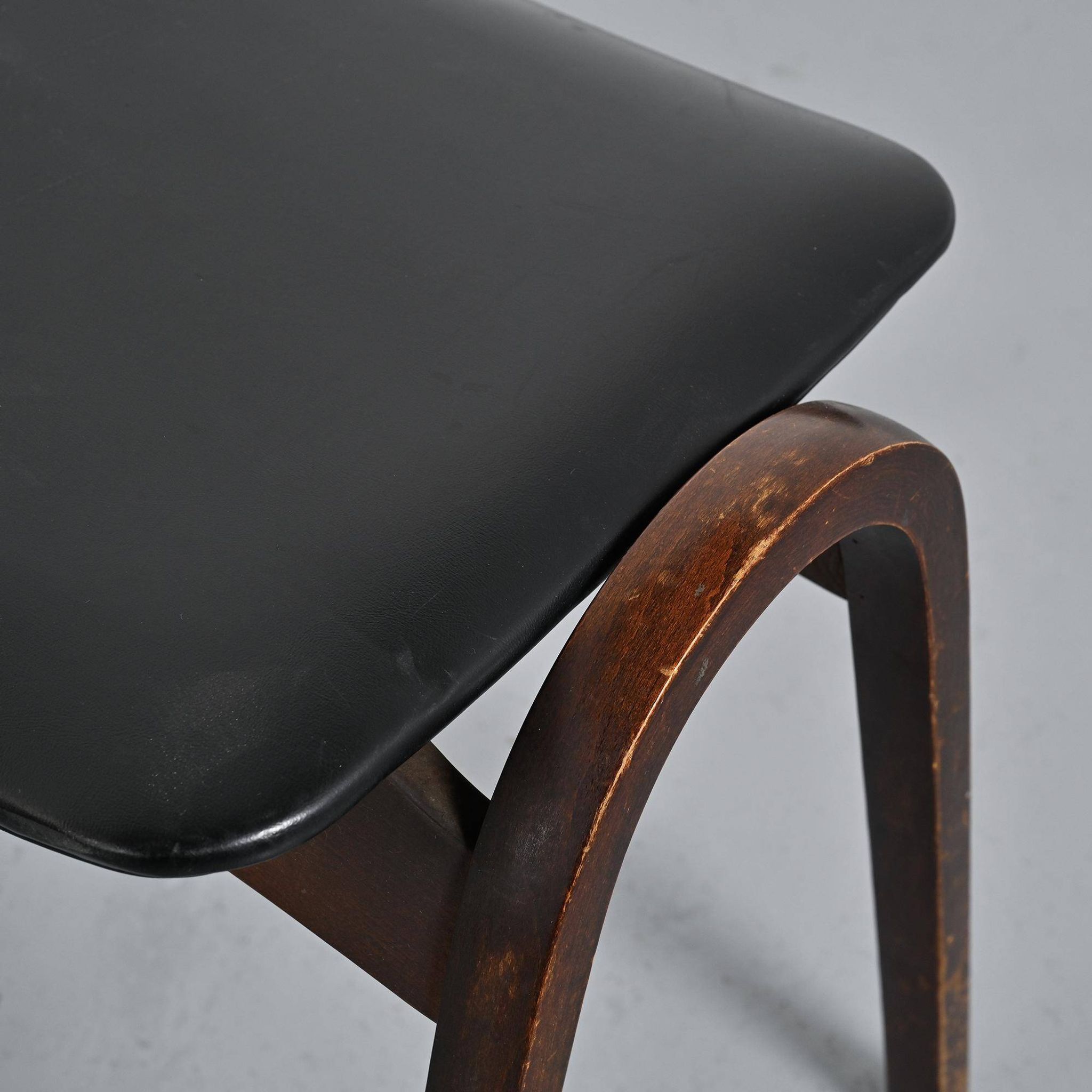 Pair of stools by Isamu Kenmochi for Akita Mokko, Japan circa 1960.