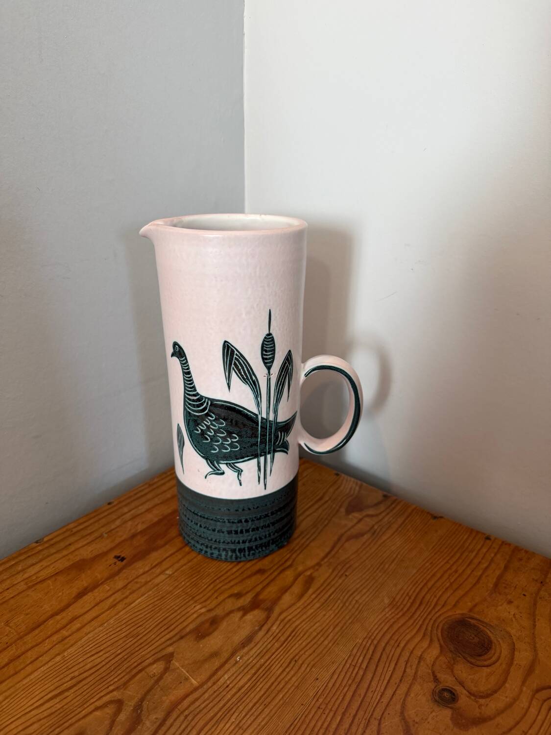 Glazed ceramic vase by Yvon Roy from Durtal, vintage 60s model.