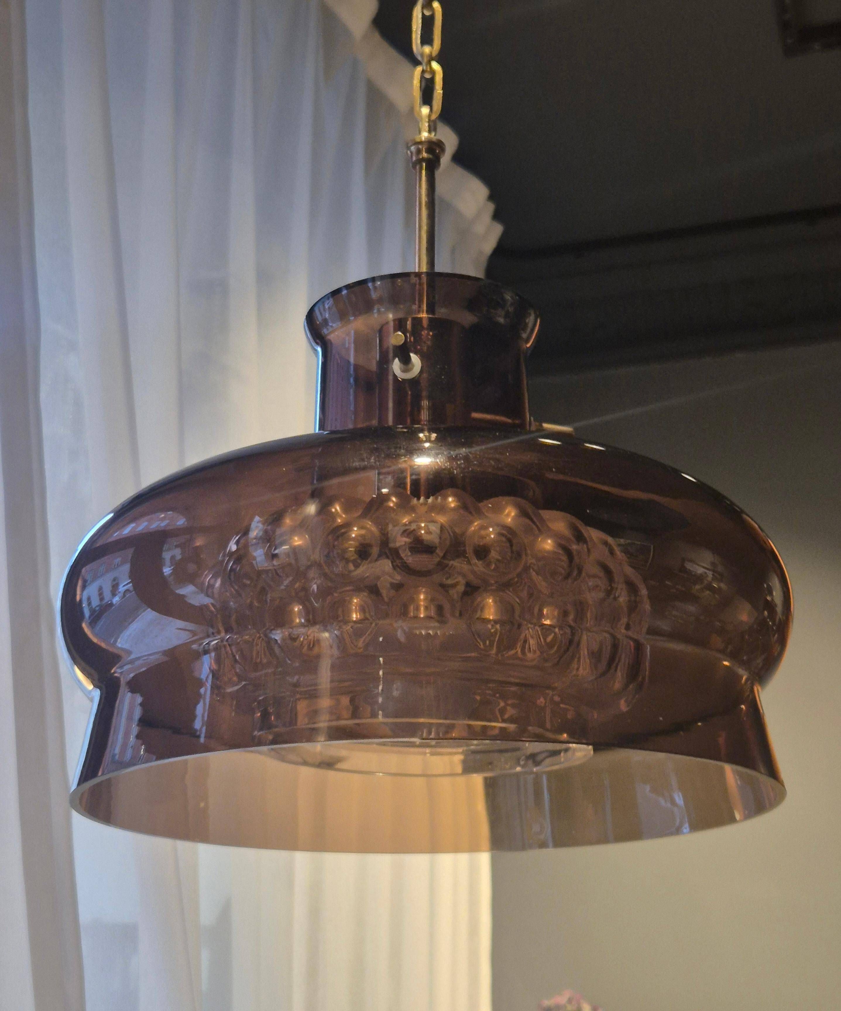 The Modern Scandinavian Classic, Glass Suspension by Carl Fagerlund for Orrefors, 1970
