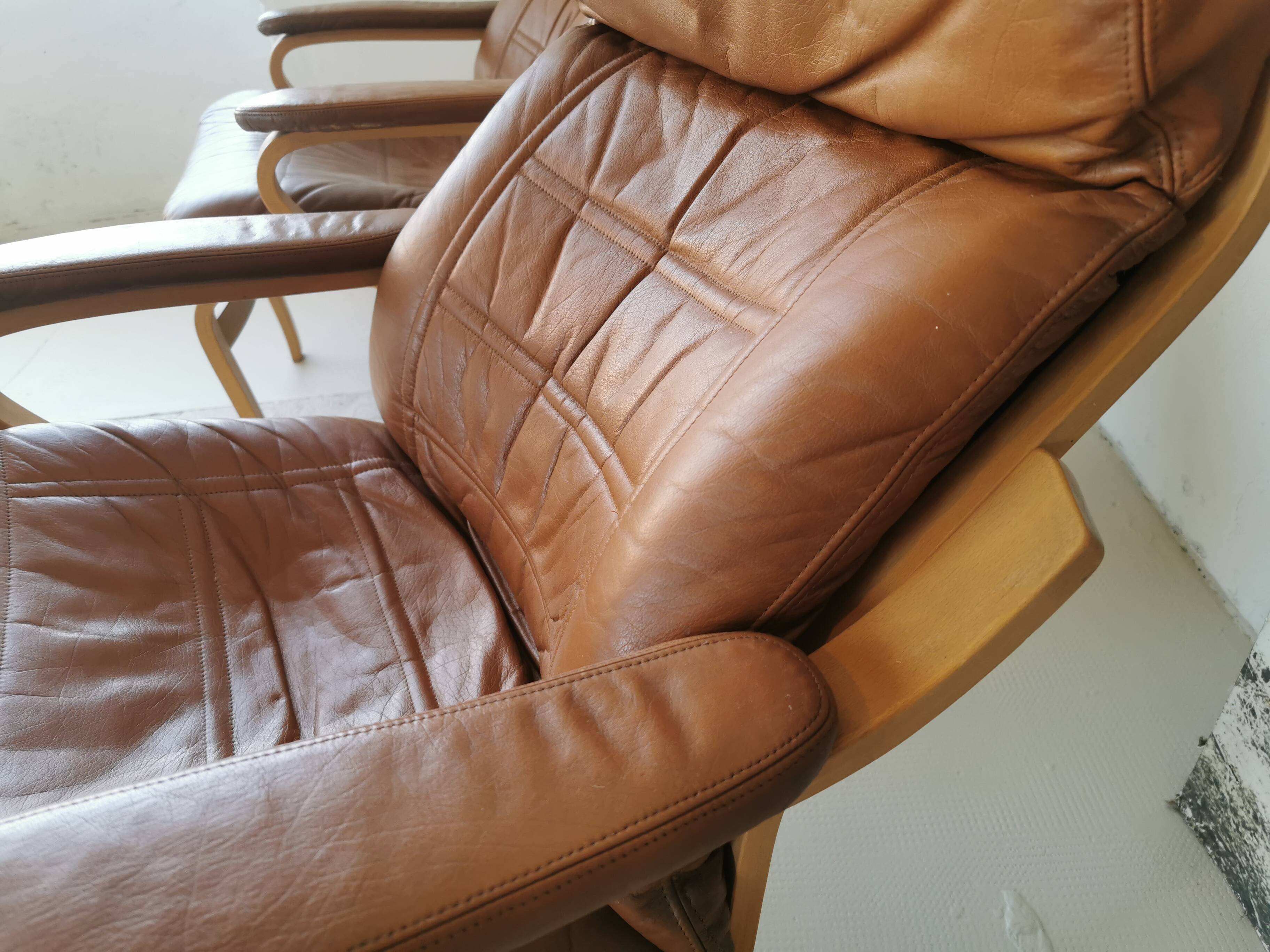 Pair of vintage Scandinavian armchairs