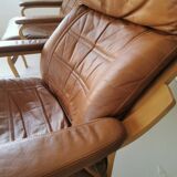 Pair of vintage Scandinavian armchairs