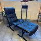 Chauffeuse et ottoman vintage “Siesta Deluxe” par Ingmar Relling
