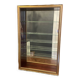 Vitrine en bois doré à suspendre .