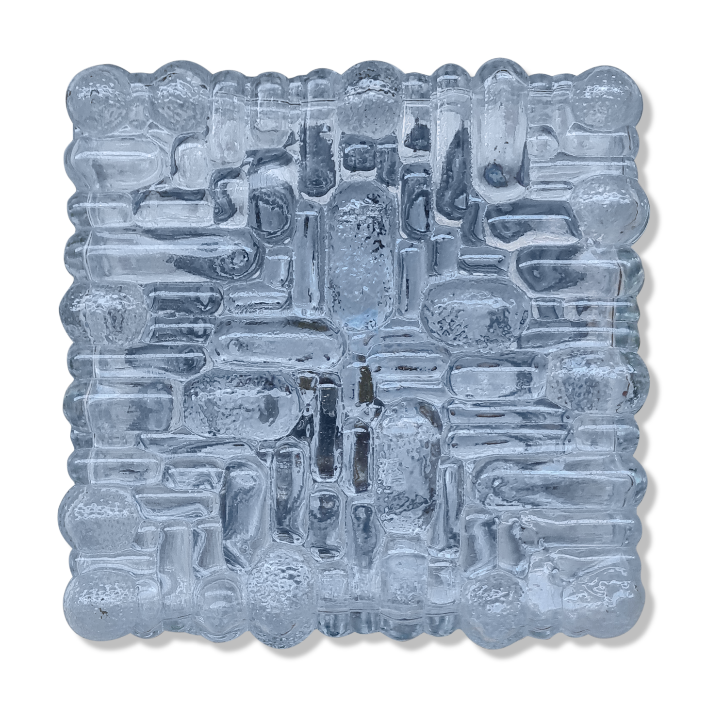 Wall lamp in chiseled glass 1960