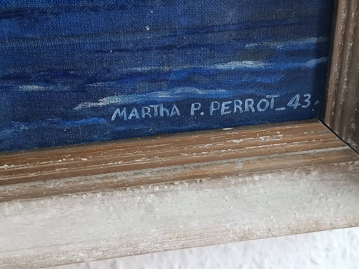 Oil painting of the Statue of Liberty, 1943