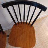Set of 4 Fanett type chairs