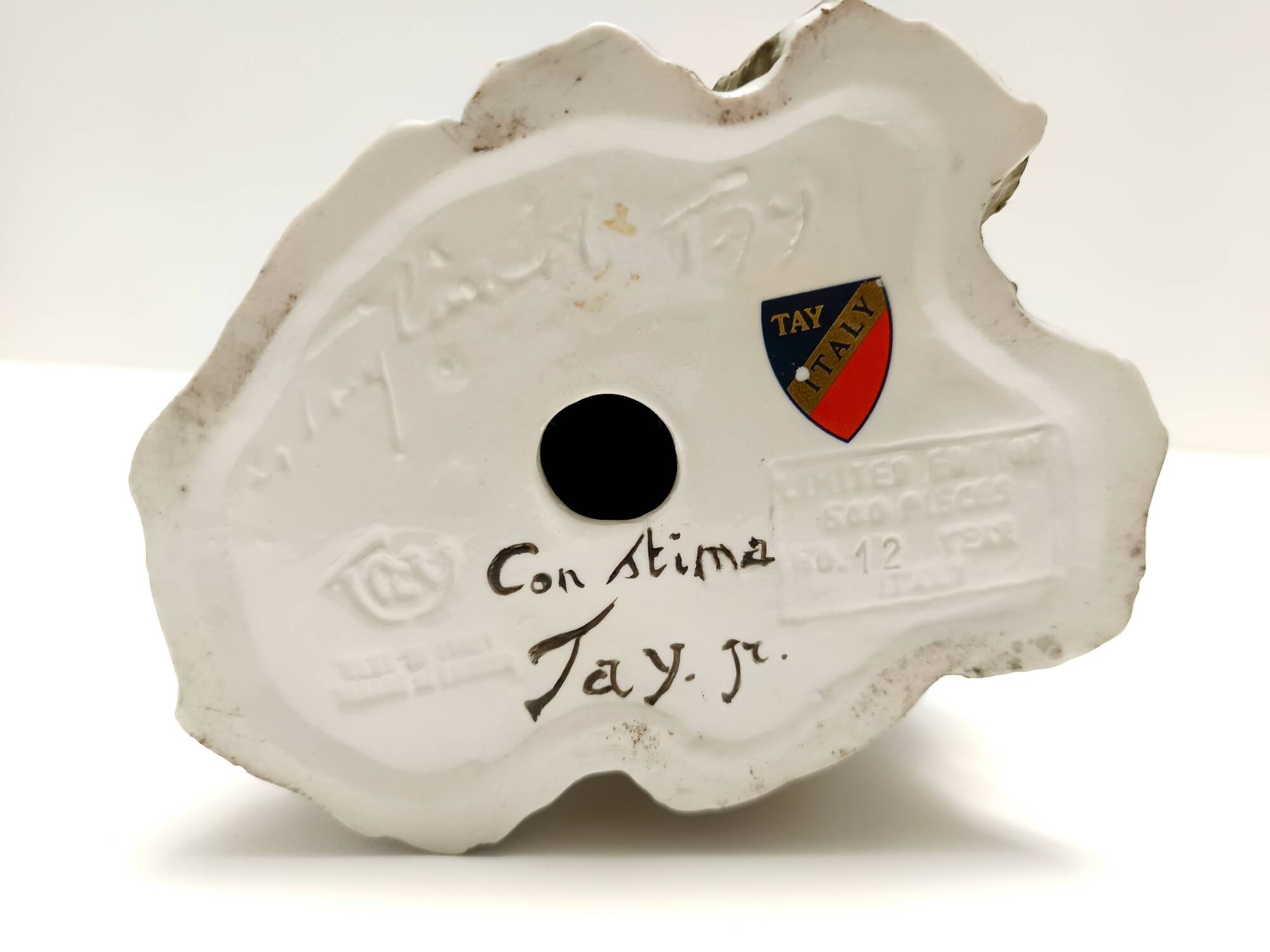 Vintage Hand-Painted Ceramic Woodpecker by Bepi Tay, Italy