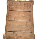 19th-century antique mirror in carved gilded wood, Napoleon style.