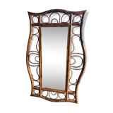 100 x 65 cm Bamboo mirror