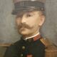 Portrait of a French officer – Oil on canvas signed "Cavalli", 1905