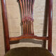 Vintage mahogany Lyre chair