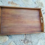 Waxed wood tray