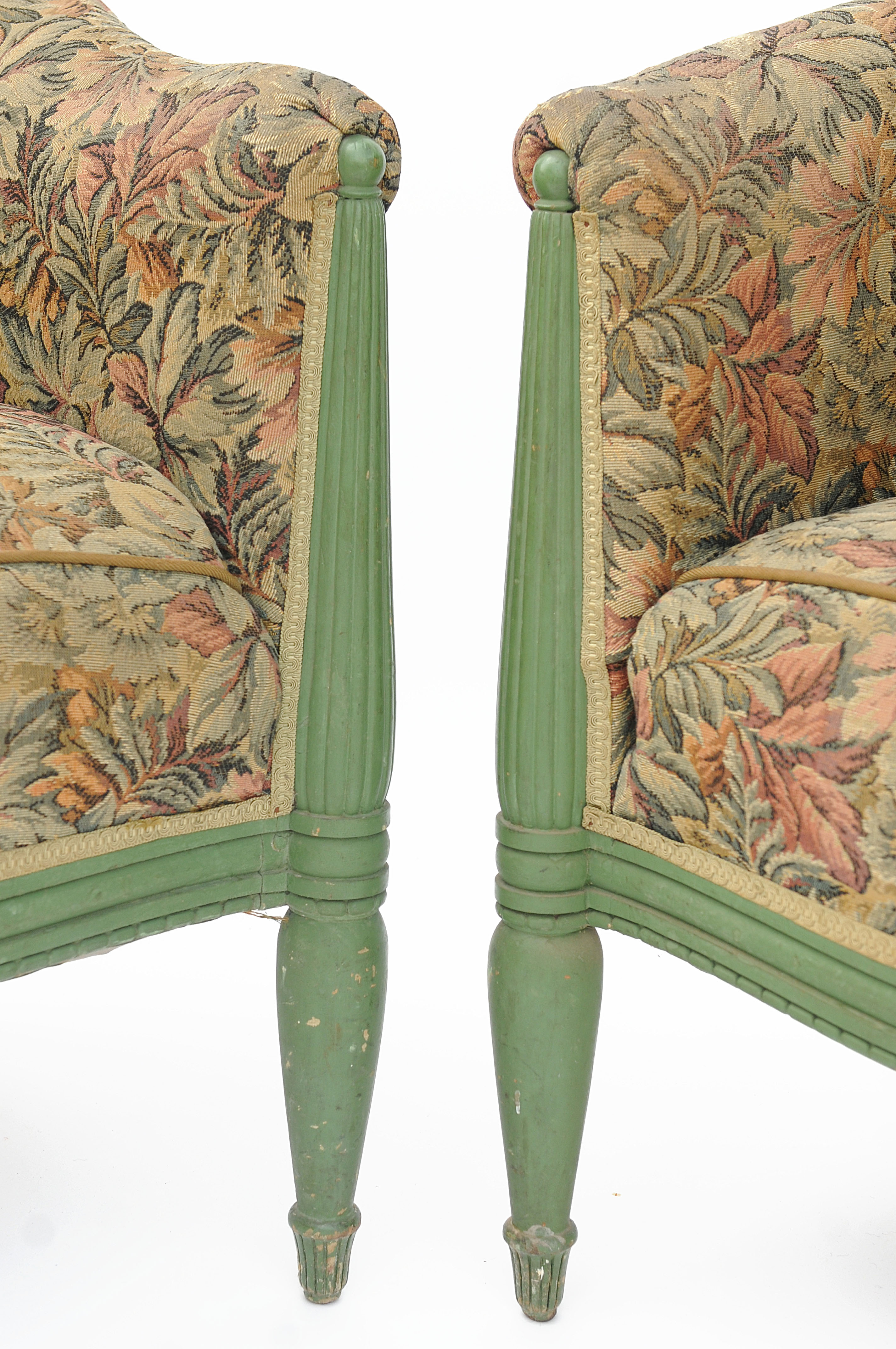 Pair of gondola chairs