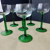 Set of 6 Rhine wine glasses JGDurand for Luminarc