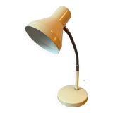 Pale yellow metal desk lamp