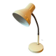 Lampe de bureau en métal jaune pale