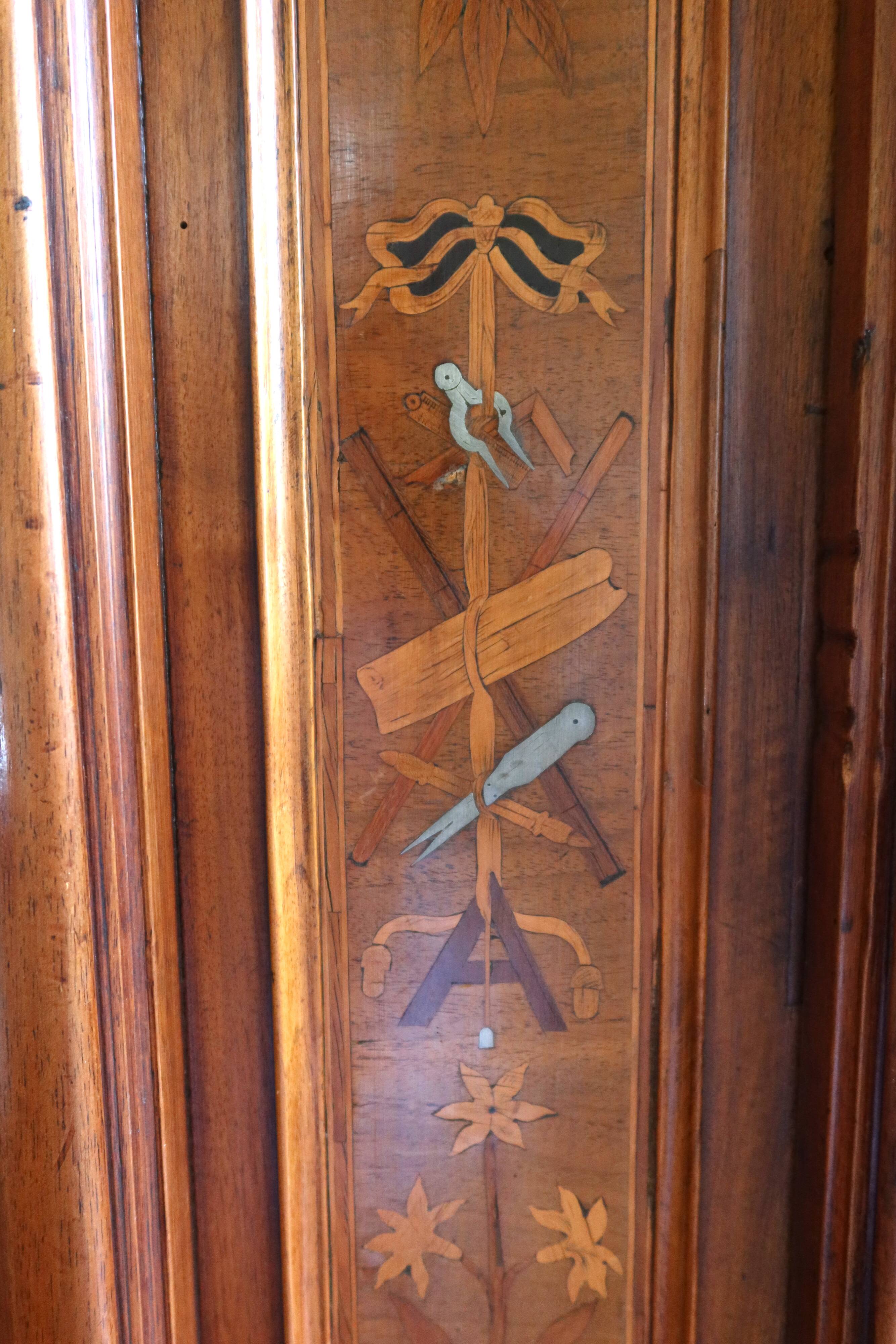 18th century curved Louis XV wardrobe
