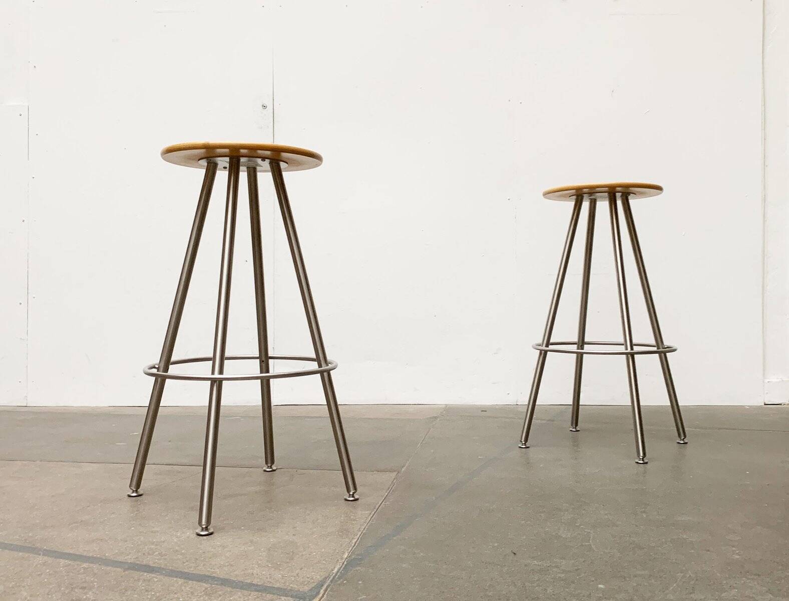 Set of German kitchen or bar stools Duktus by Bulthaup, Set of 2