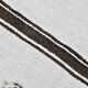 2x10 Vintage White & Brown Runner Rug, 70x310Cm
