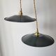 Pair of enamelled suspensions