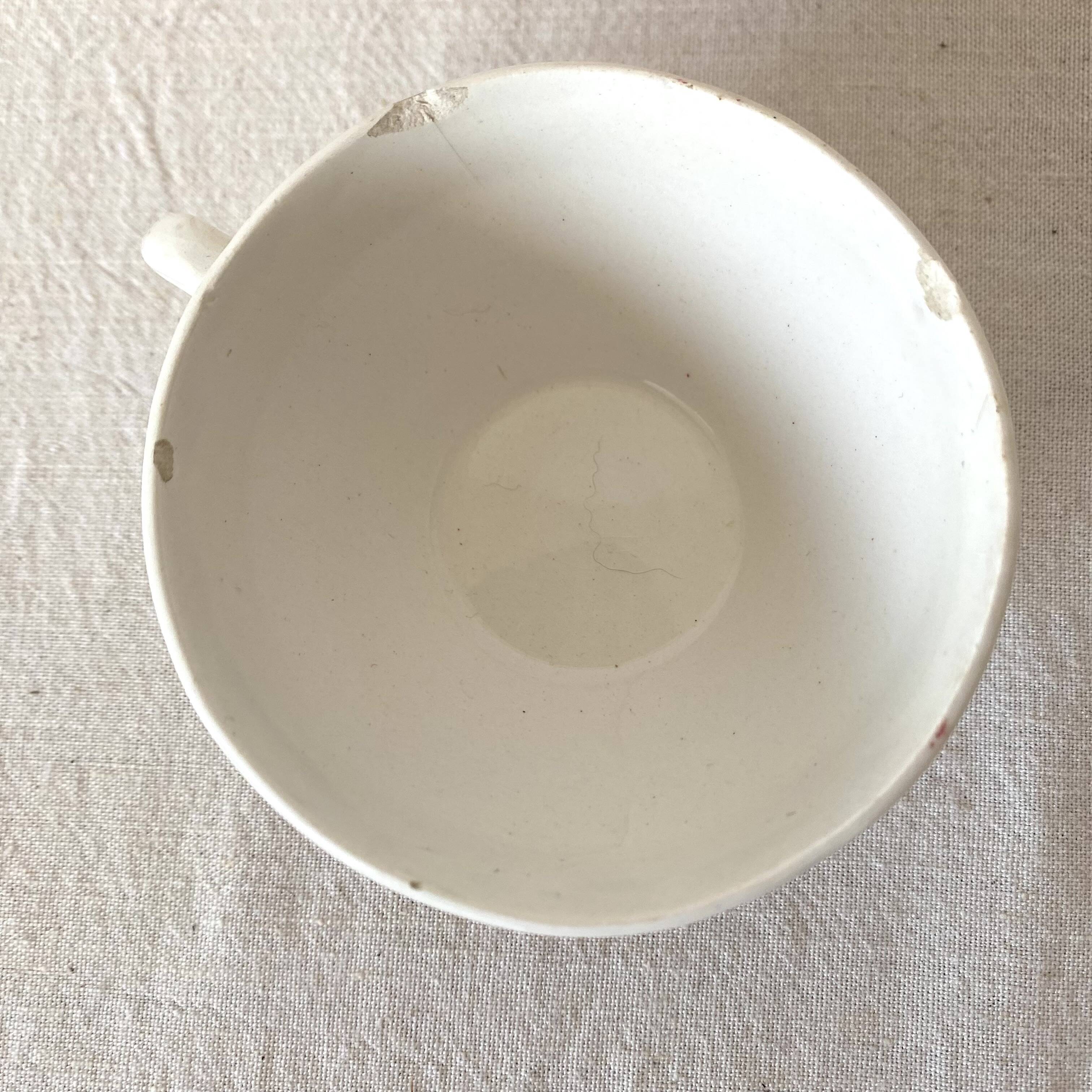 Old Sarreguemines cups