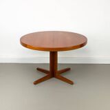 Table de Salle à Manger Ronde en Teck par HW Klein pour Bramin, Danemark, 1960s