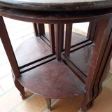 1930s bohemian style nesting side table