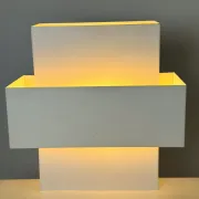 Geometric Wall Lamp By J.J.M. Hoogervorst For Anvia Nederland, The Netherlands, 1960S