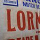 Affiche "Match de Rugby" - Ville de Langon - Années 1930