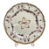 Antique English plate Clarendon P.b.&s – decoration of mauve birds & flowers – Oriental Ivory