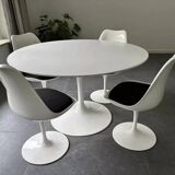 vintage Saarinen Knoll 4x chairs and table Tulip set