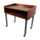 Console desserte vintage roulante 1970