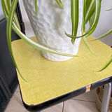 Yellow Formica stool