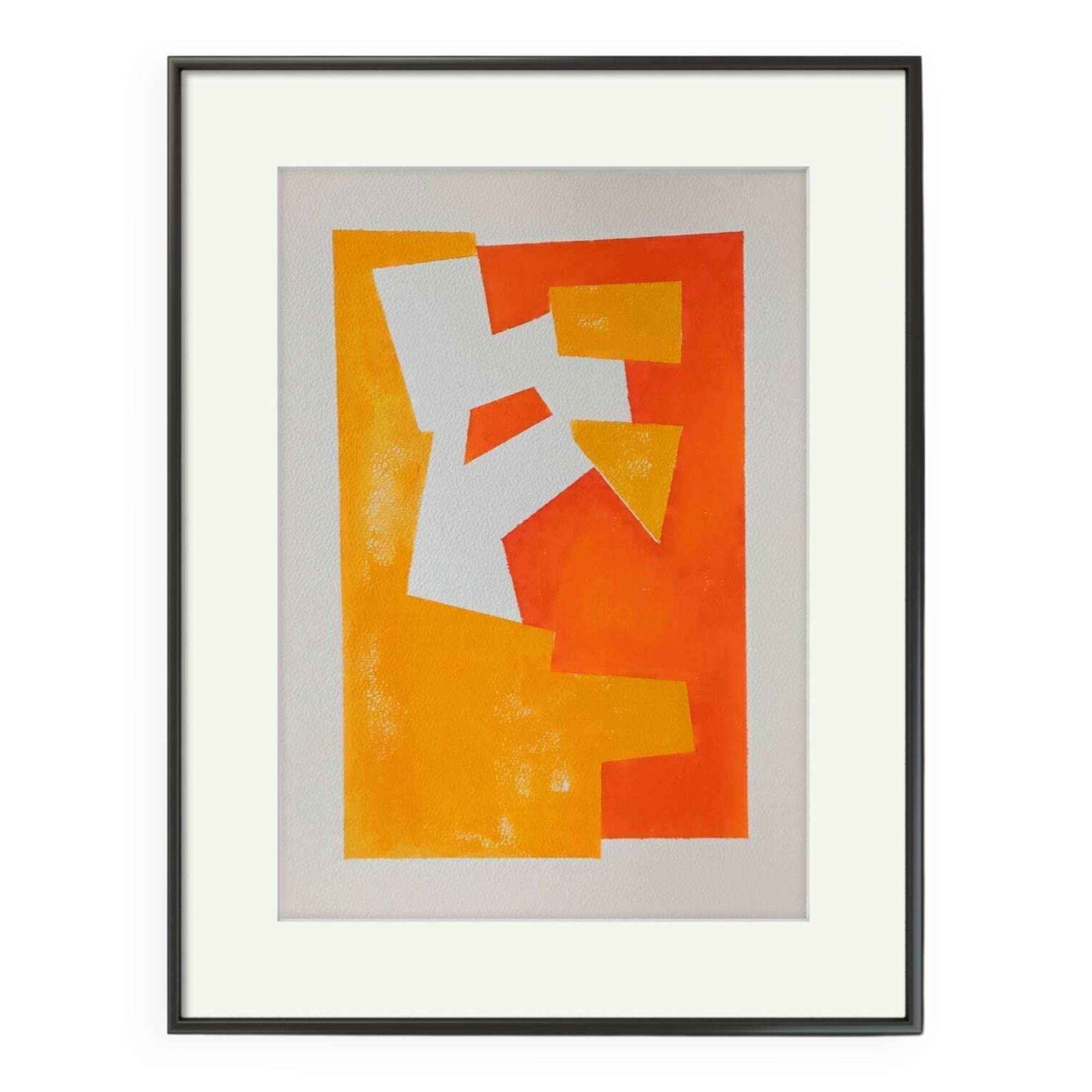 Minimalist geometric painting