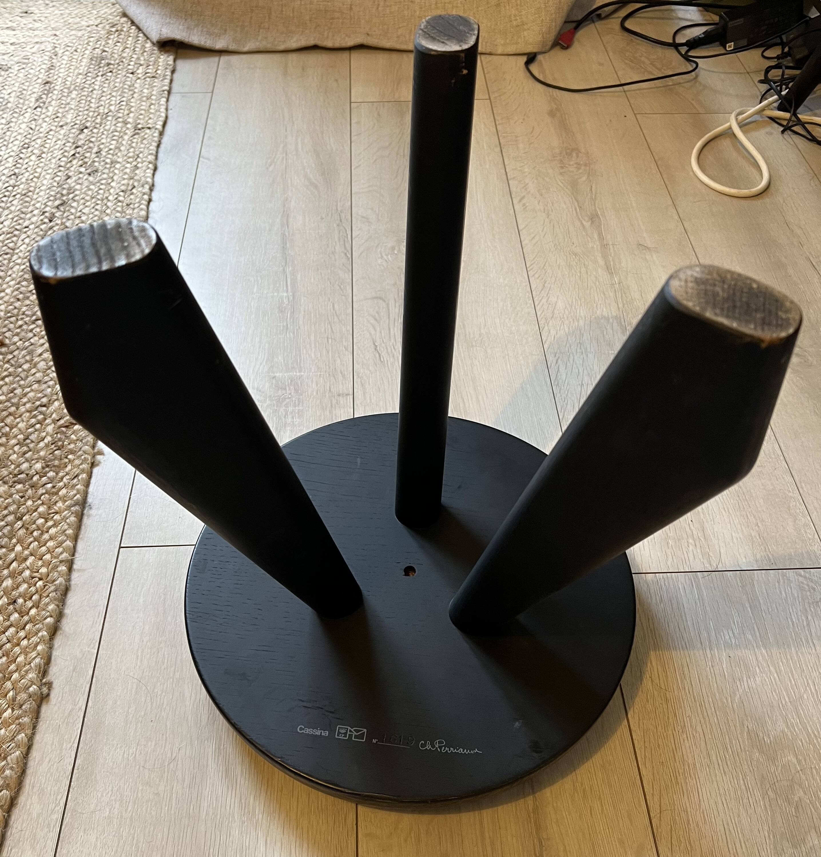 Meribel stool by Charlotte Perriand for Cassina