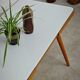White opaxit coffee table by Jiri Jiroutek for Cesky Nabytek 1960