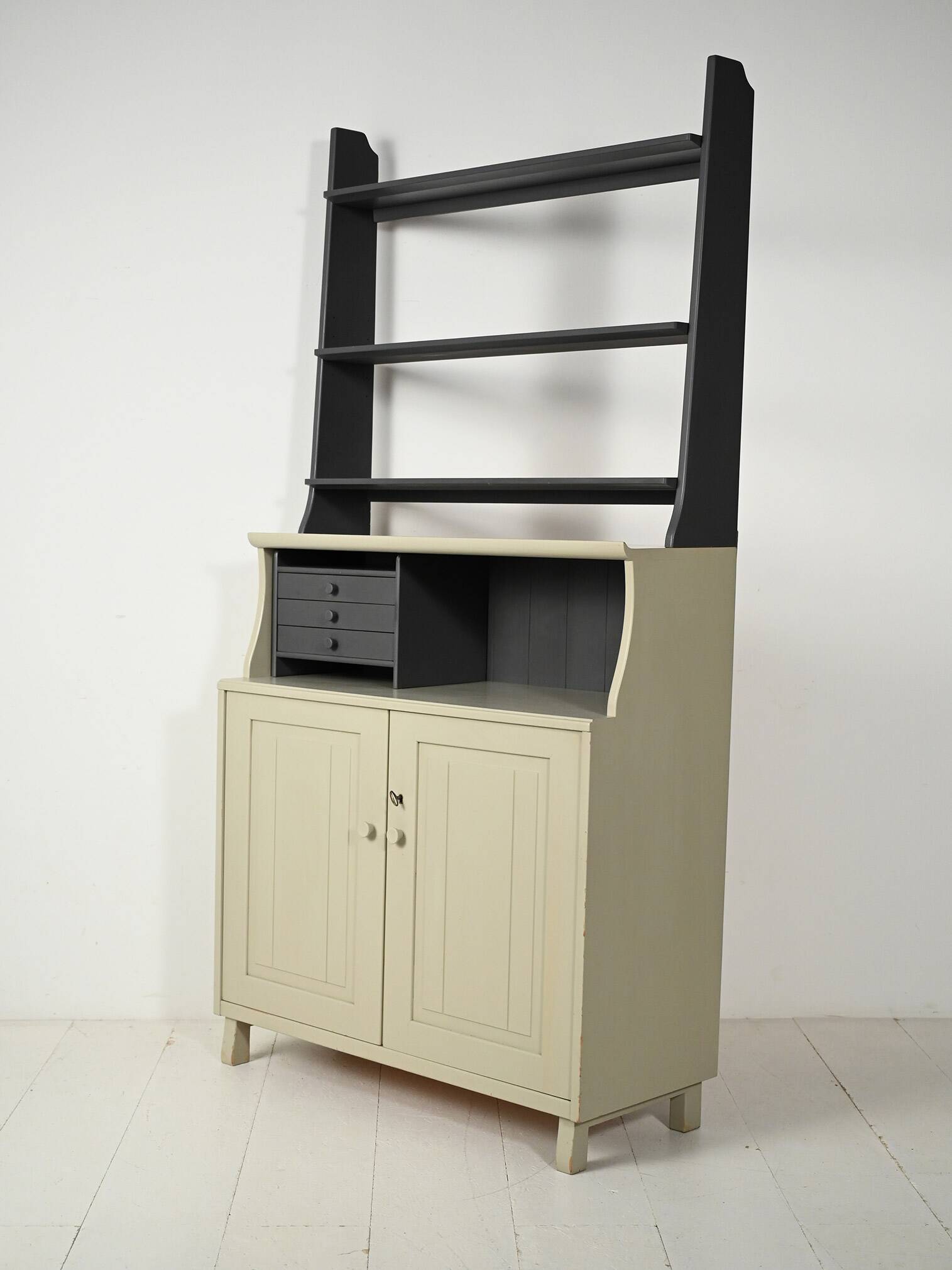 “Visingsö” cabinet with open shelves by Carl Malmsten for Svensk Fur, 1950s