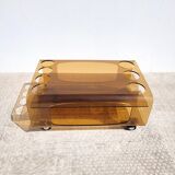 Smoked Plexiglas coffee table 1970