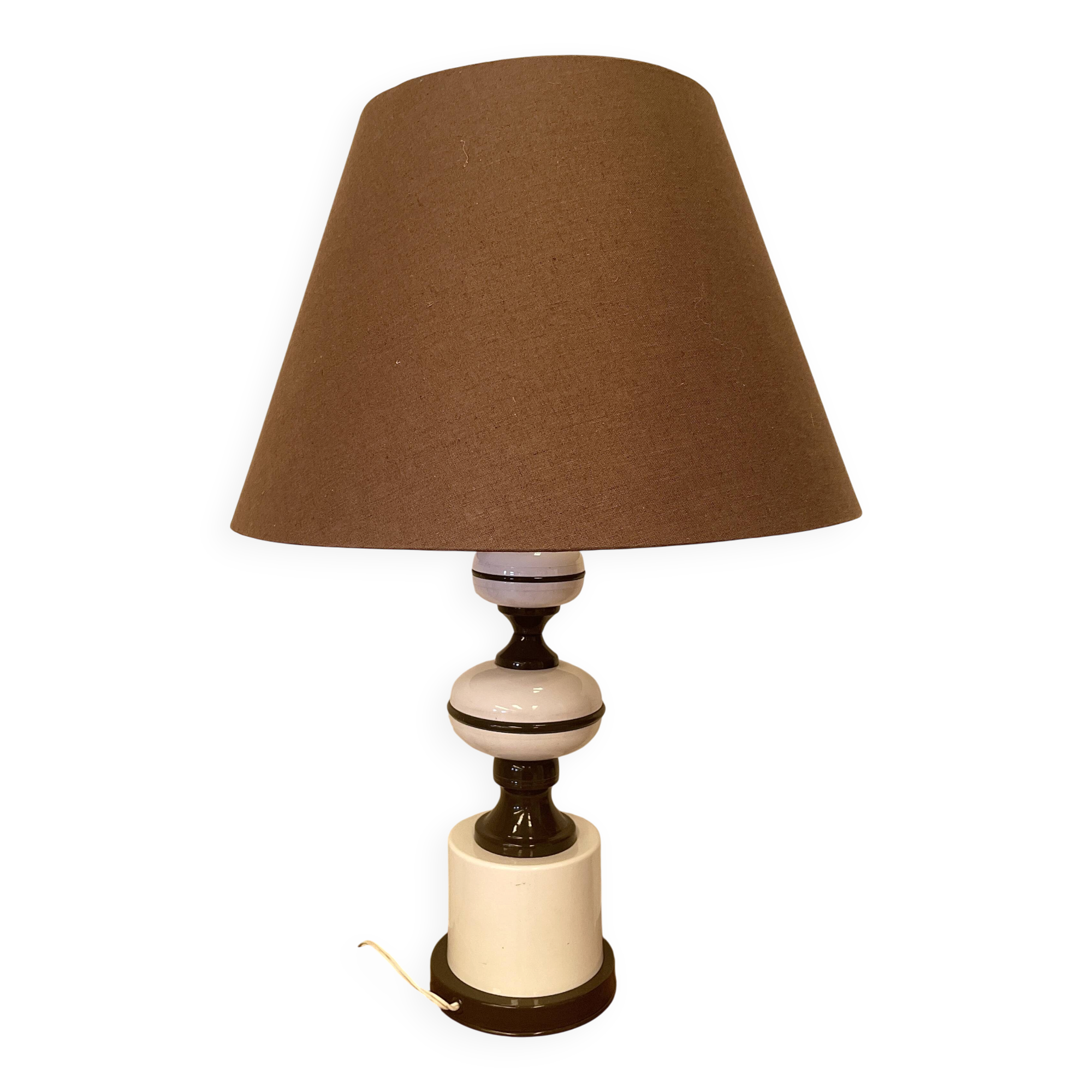 Delmas space age table lamp in lacquered metal