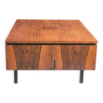 Square rosewood trunk coffee table