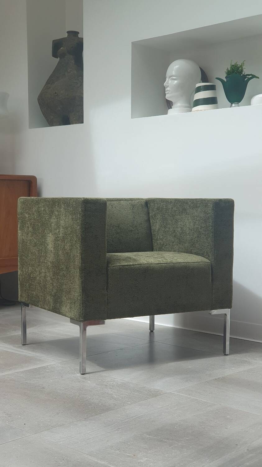 Fauteuil italien velours