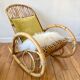 Rocking chair rattan Rohe Noordwolde 60s or rocking chair
