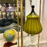 Empoli opaline glass candy box 1960