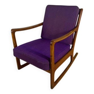 Teak rocking chair by Ole Wanscher – Denmark, 1960s