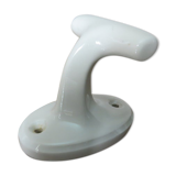 White porcelain hook Art Deco 30s 40s