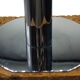 Vintage Modernist Table Lamp Base – Cork and Chrome Design — 1970s